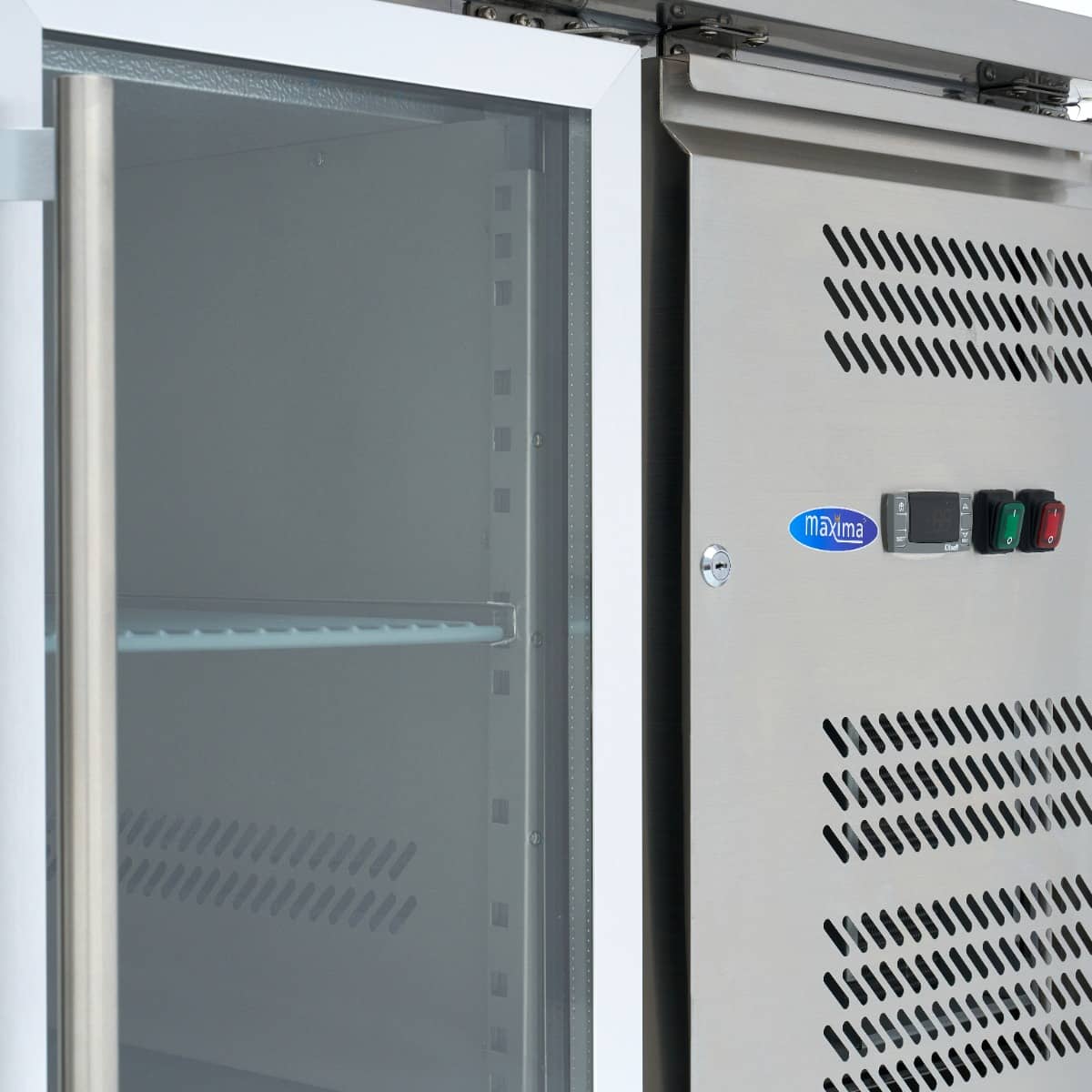 Counter Fridge - 180cm - 3 Glass Doors — 8