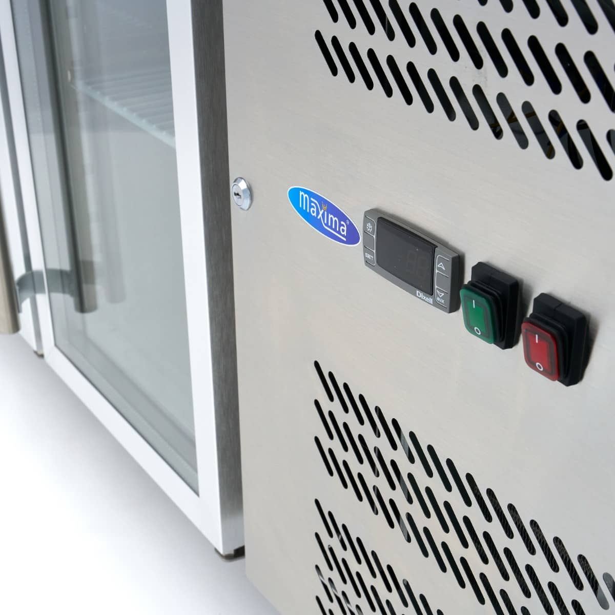 Counter Fridge - 180cm - 3 Glass Doors — 9