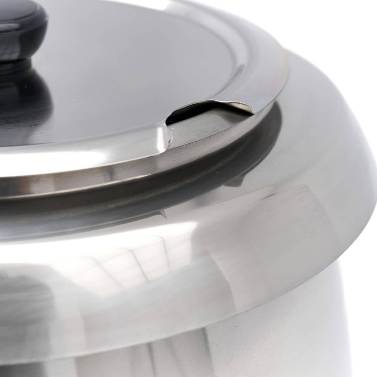 Soup Kettle - 10L - Removable Inner Pot - Stainless Steel - with Spoon Recess — 7