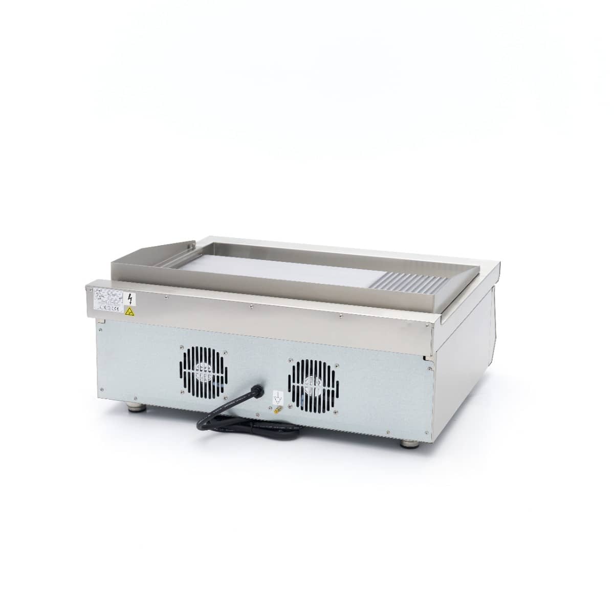 Induction Griddle 700 - Smooth and Grooved - 5000W - Double — 4