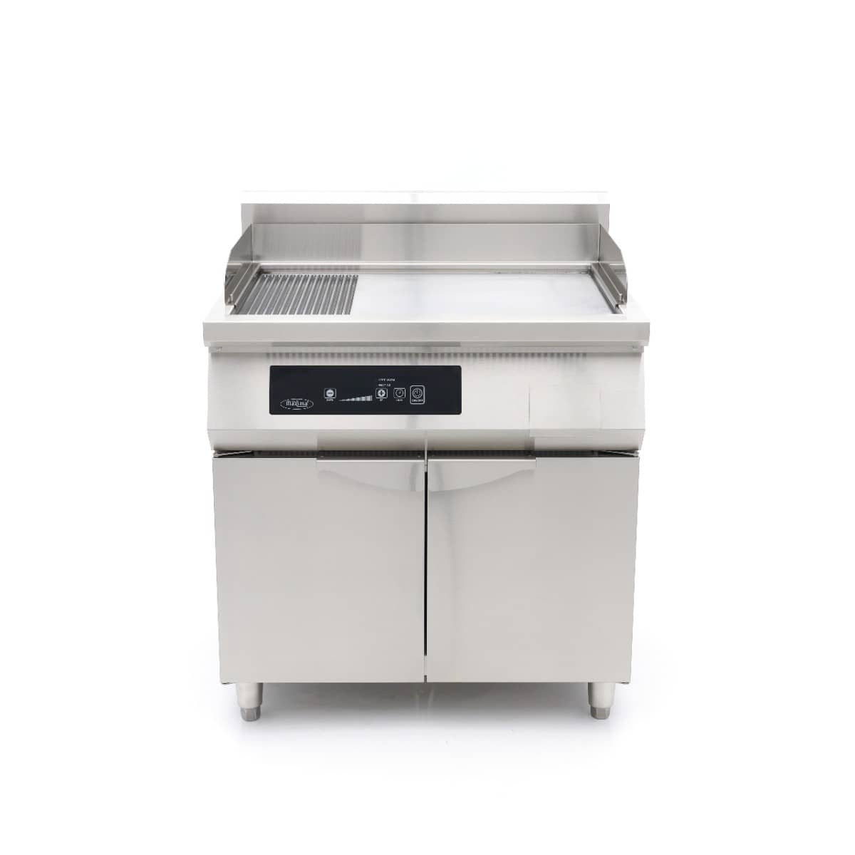 Induction Griddle 700 - Smooth and Grooved - 10000W - Double - with Stand — 3