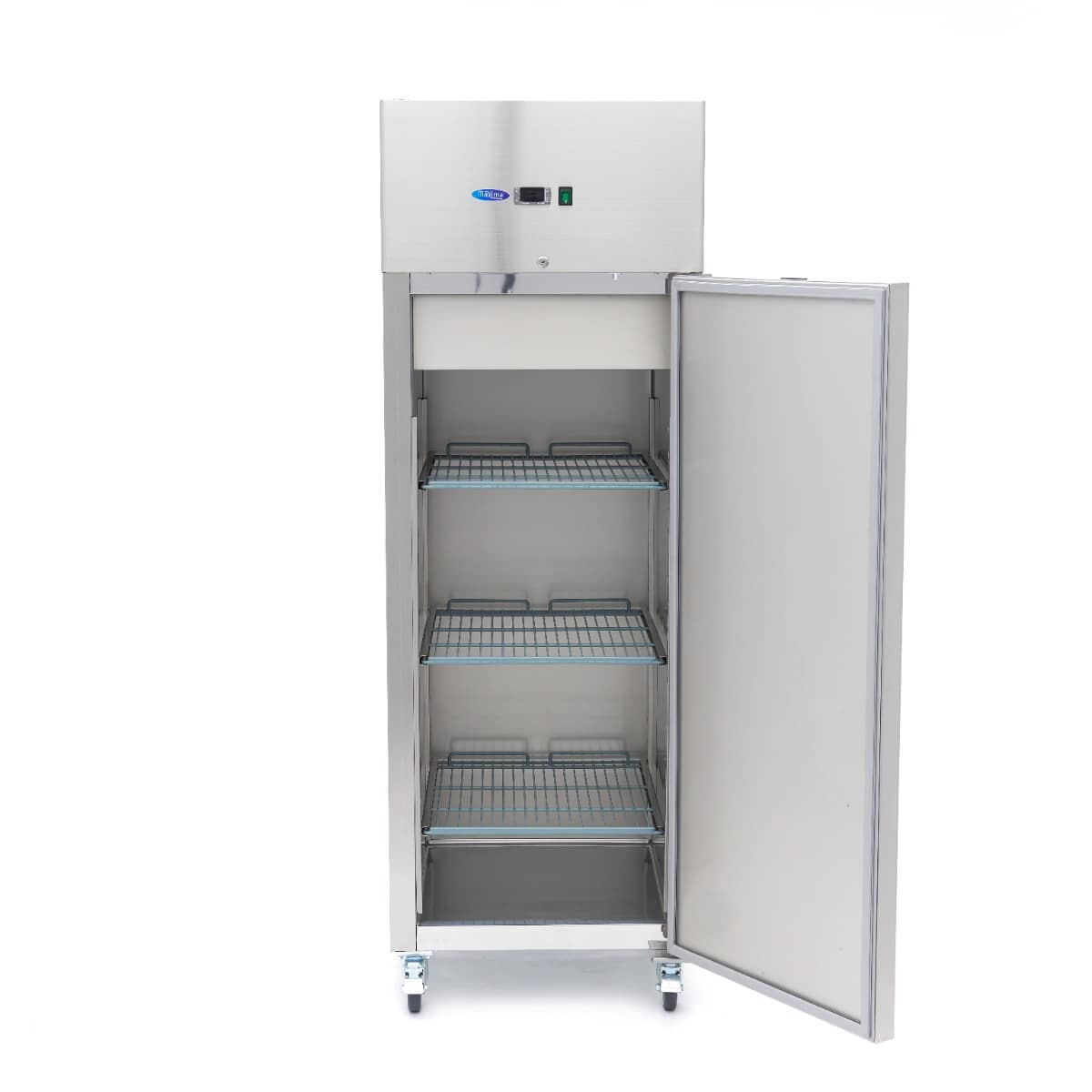 Freezer - 400L - 3 Adjustable Shelves - Stainless Steel - on Wheels — 10