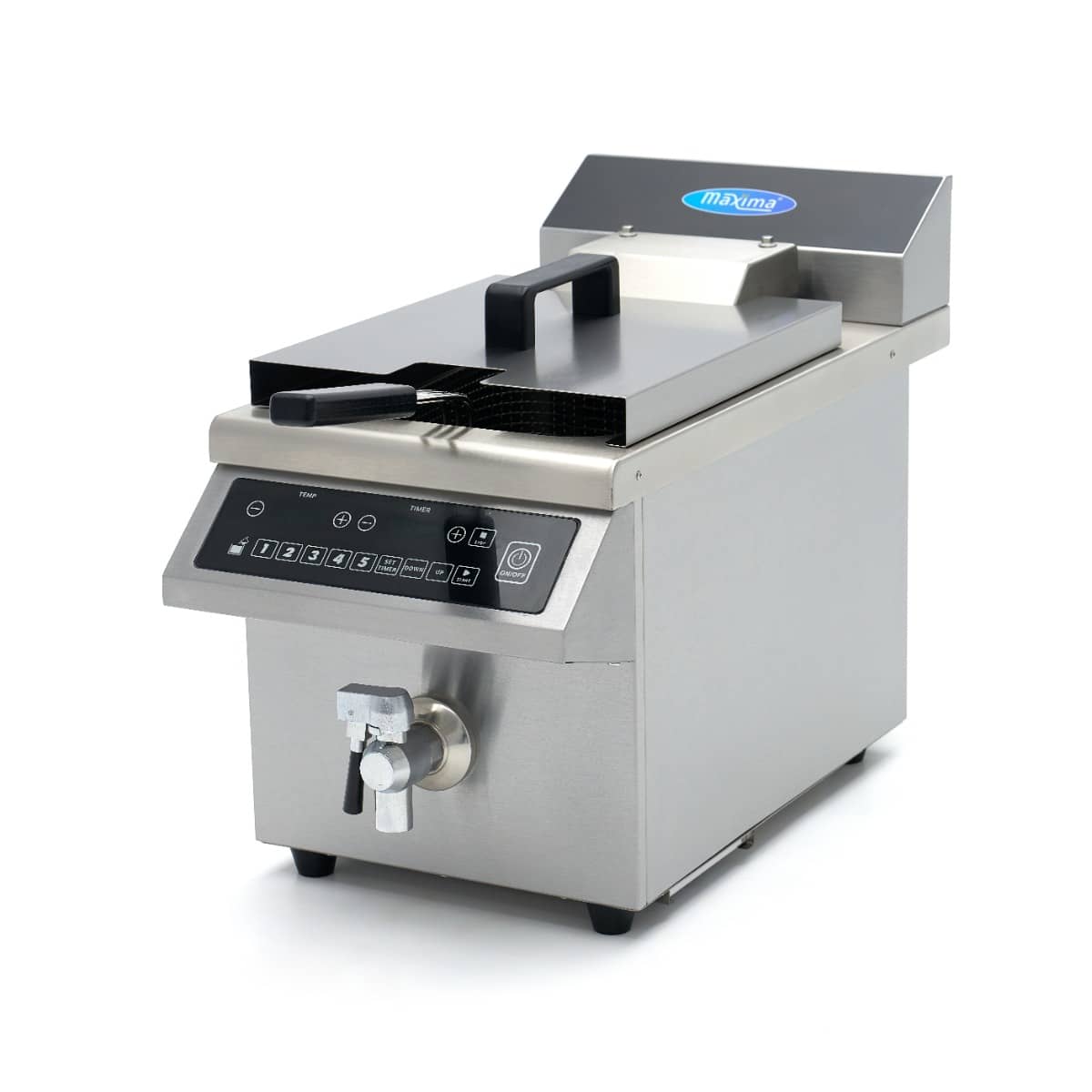 Deep Fryer - 8L - 1 Basket - Induction - Lift System - with Drain Tap — 4