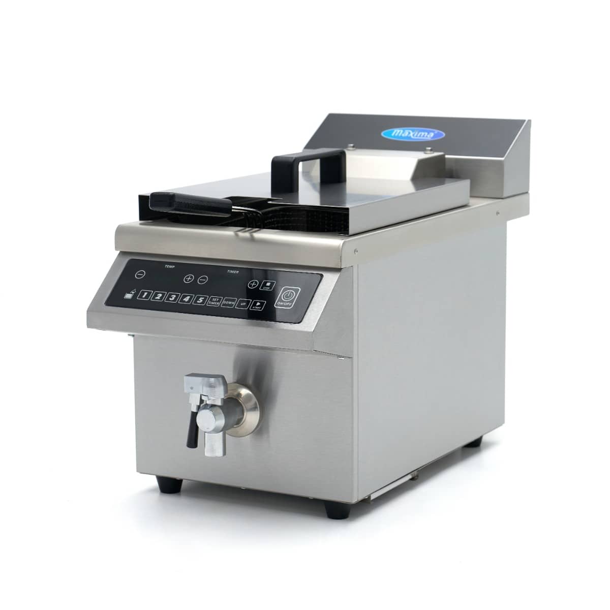 Deep Fryer - 8L - 1 Basket - Induction - Lift System - with Drain Tap — 2