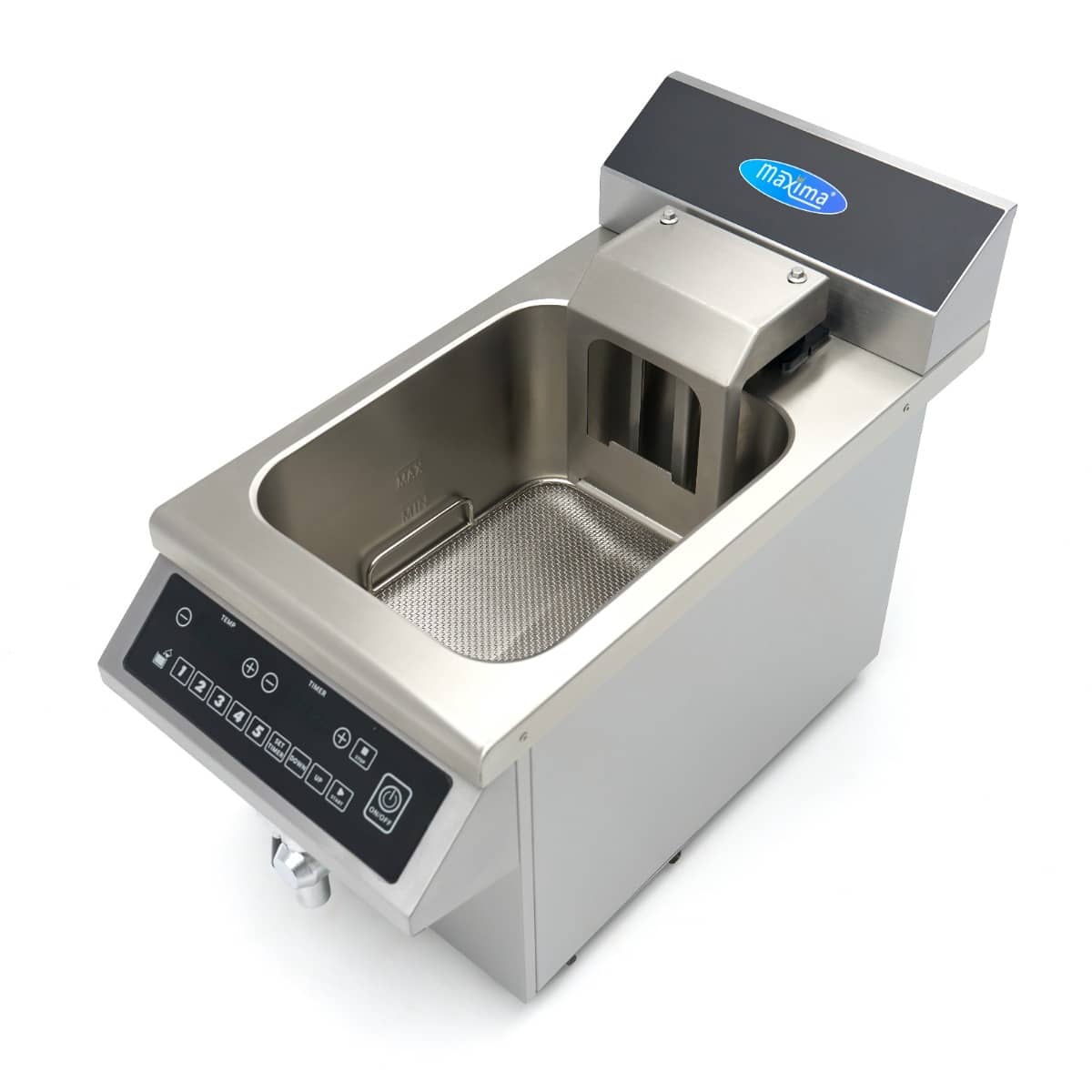 Deep Fryer - 8L - 1 Basket - Induction - Lift System - with Drain Tap — 11