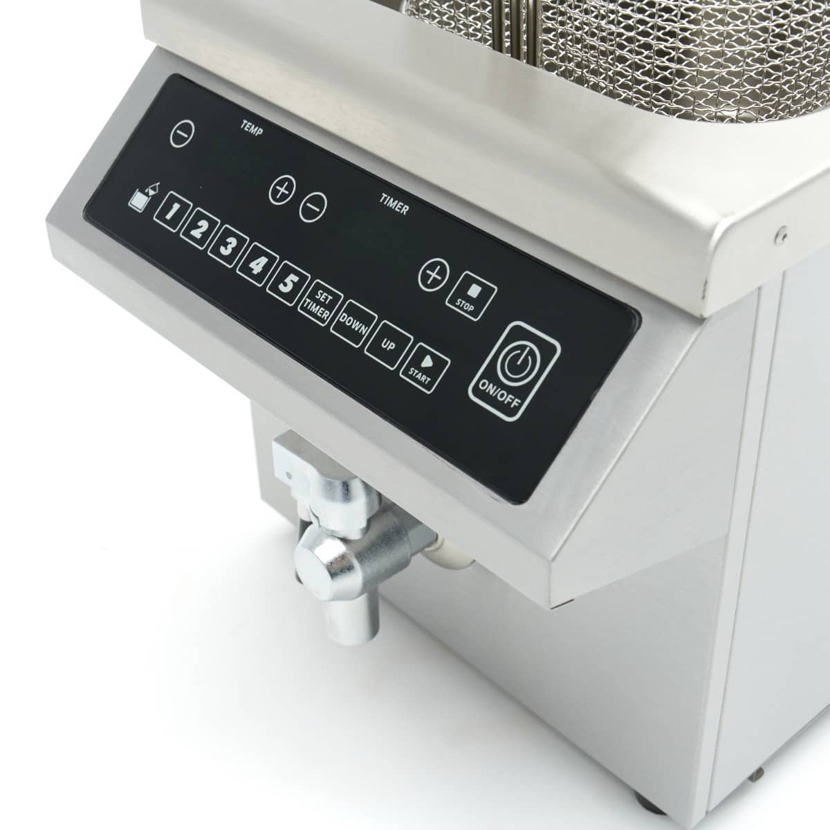 Deep Fryer - 8L - 1 Basket - Induction - Lift System - with Drain Tap — 18
