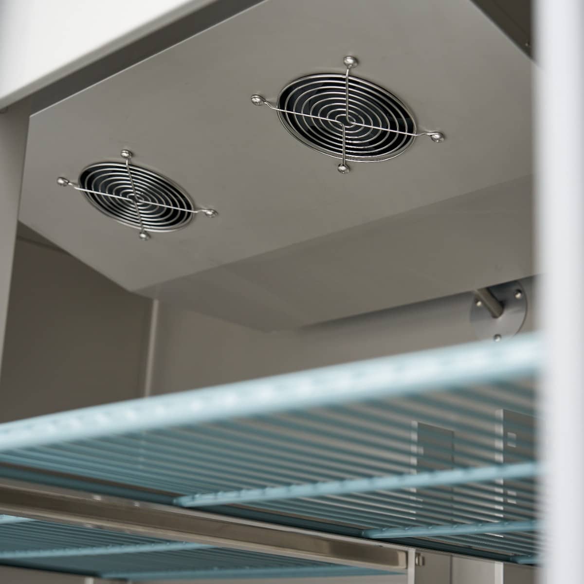 Fridge - 1200L - 6 Adjustable Shelves (2/1 GN) - Stainless Steel - on Wheels — 12