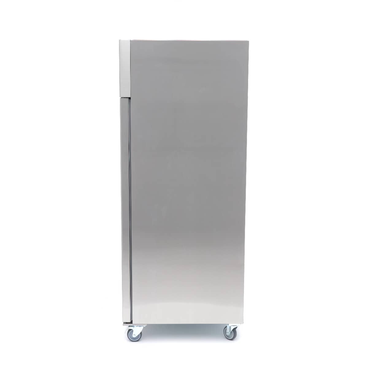 Fridge - 1200L - 6 Adjustable Shelves (2/1 GN) - Stainless Steel - on Wheels — 6