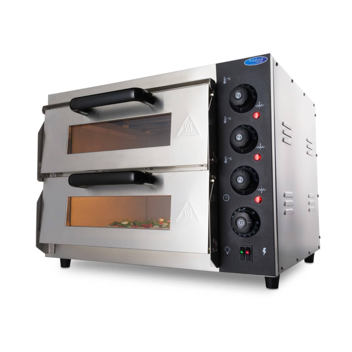 Pizza Oven - Fits 2 x Ø40cm Pizzas - Double Deck — 5