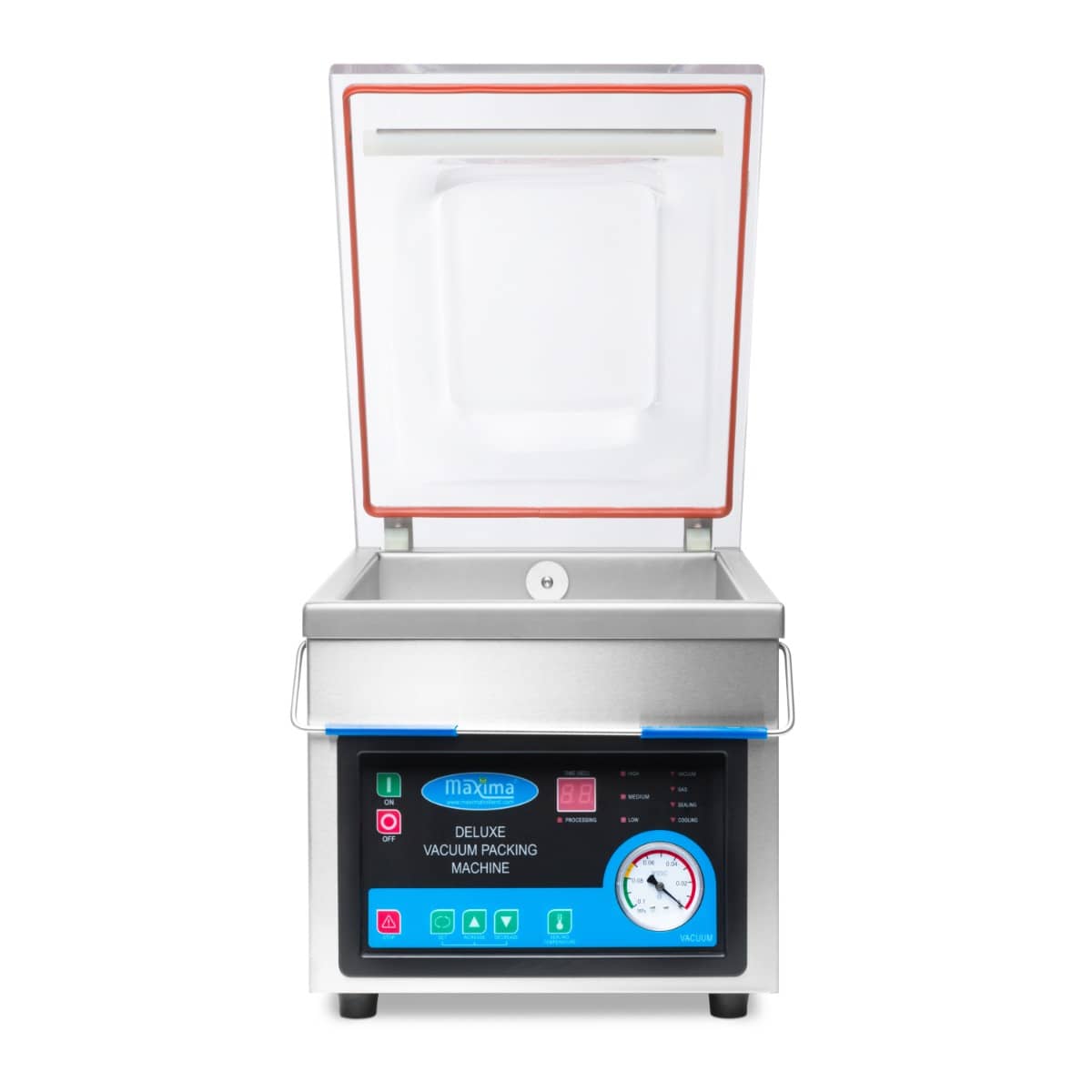 Vacuum Pack Machine - 26cm Seal - W28 x D38,5cm x H9 Chamber — 3