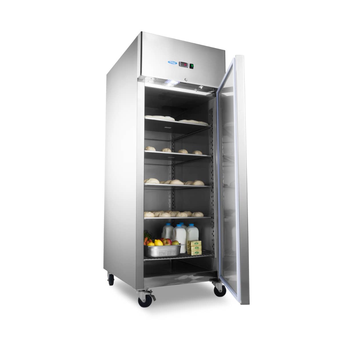 Bakery Freezer - 800L - Adjustable Shelves - Fits 60 x 40cm - on Wheels — 3