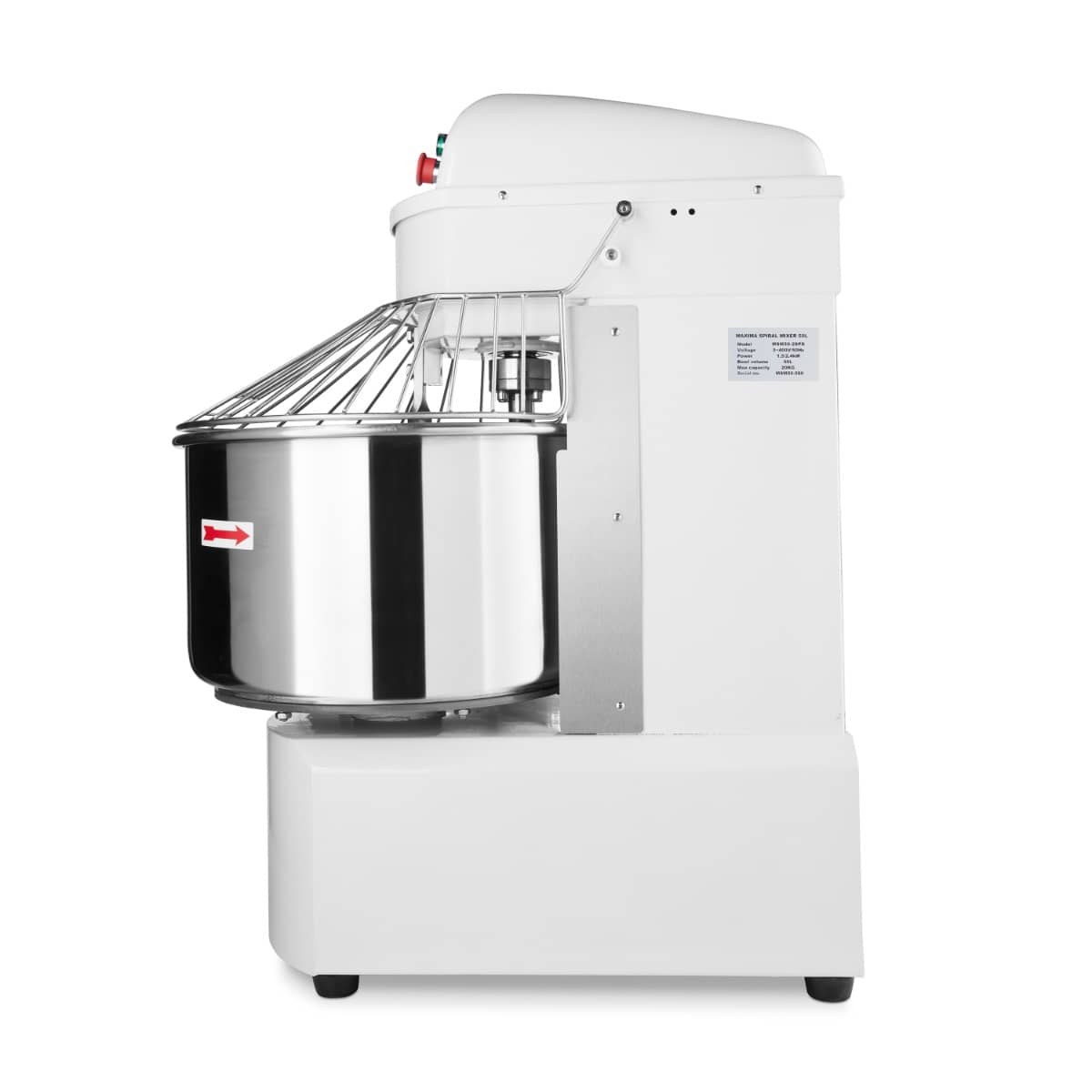 Dough Mixer - 50L - 32kg Dough - 2 Speeds — 3