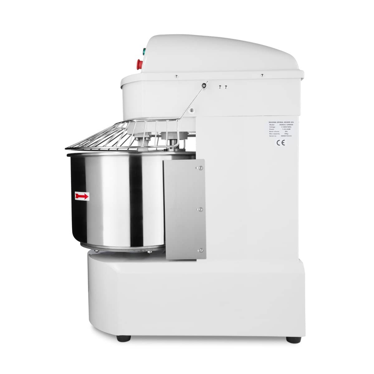 Dough Mixer - 60L - 38kg Dough - 2 Speeds - 400V — 3