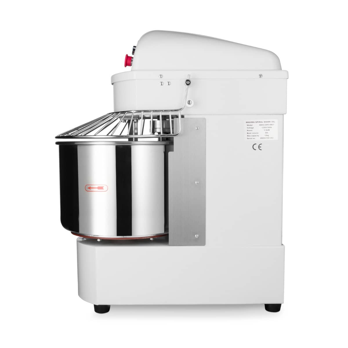 Dough Mixer - 30L - 19kg Dough - 2 Speeds — 3