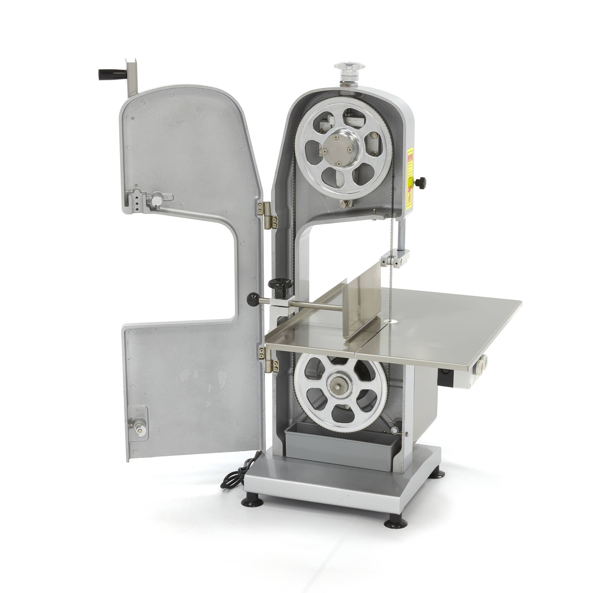 Fierăstrău electric profesional pentru oase cu împingător carne | Bandă 165 cm | 0.75 kW | 230V — 8