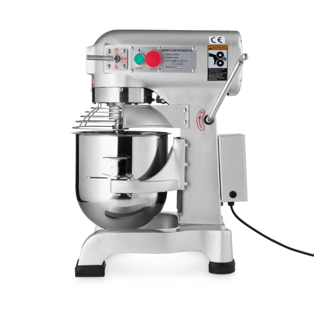 Planetary Mixer - 10L - Up to 5kg Dough - 3 Speed — 3
