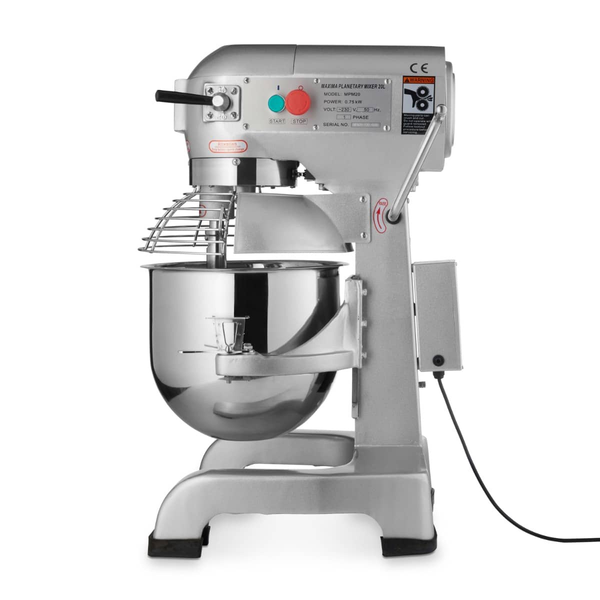 Planetary Mixer - 20L - Up to 10kg Dough - 3 Speed — 3