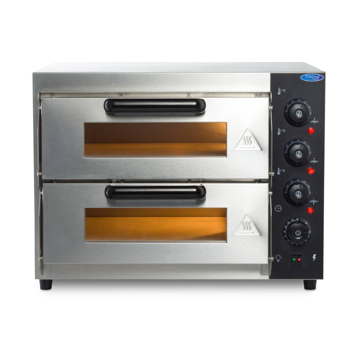 Pizza Oven - Fits 2 x Ø40cm Pizzas - Double Deck — 8