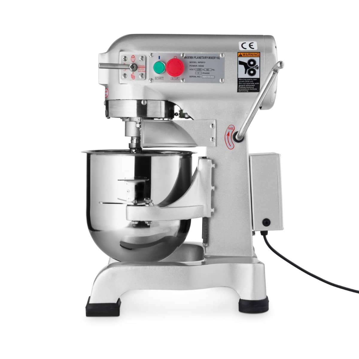 Planetary Mixer - 10L - Up to 5kg Dough - 3 Speed — 7