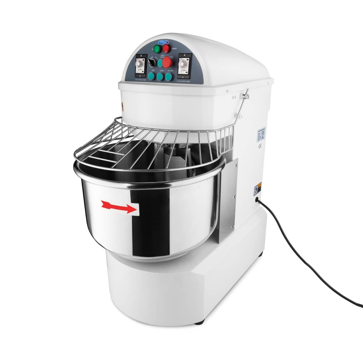Dough Mixer - 75L - 48kg Dough - 2 Speeds — 8