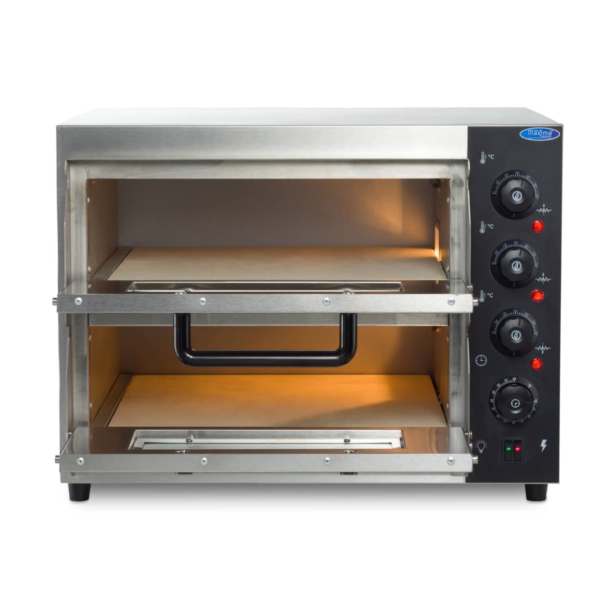 Pizza Oven - Fits 2 x Ø40cm Pizzas - Double Deck — 9