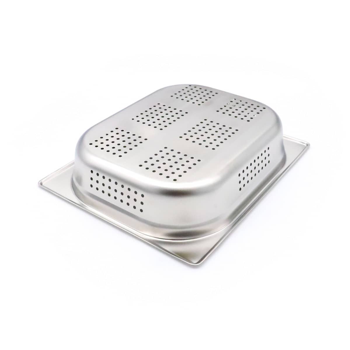 Gastronorm Container - 1/2 GN - 6,5cm Deep - Stainless Steel - Perforated — 2