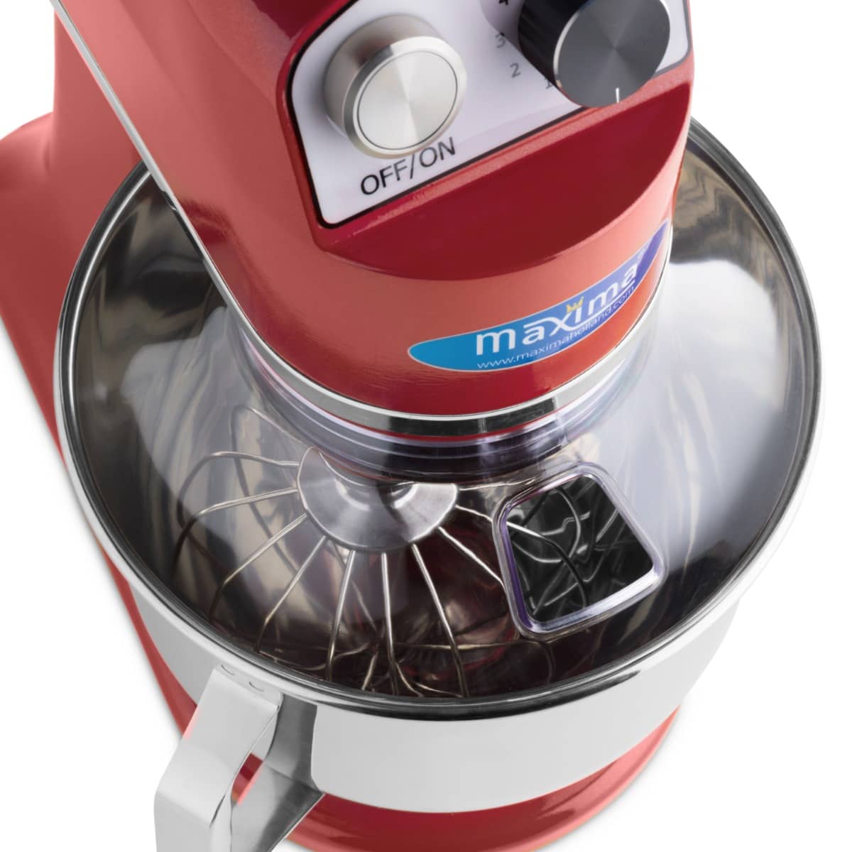 Stand Mixer - 7L - Up to 2kg Dough - Raspberry Red — 8
