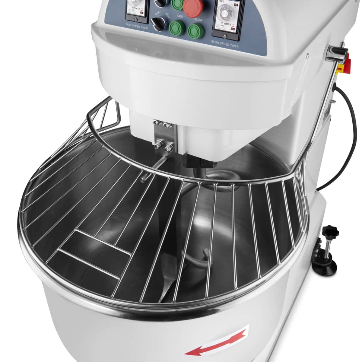 Dough Mixer - 100L - 64kg Dough - 2 Speeds - 400V — 8
