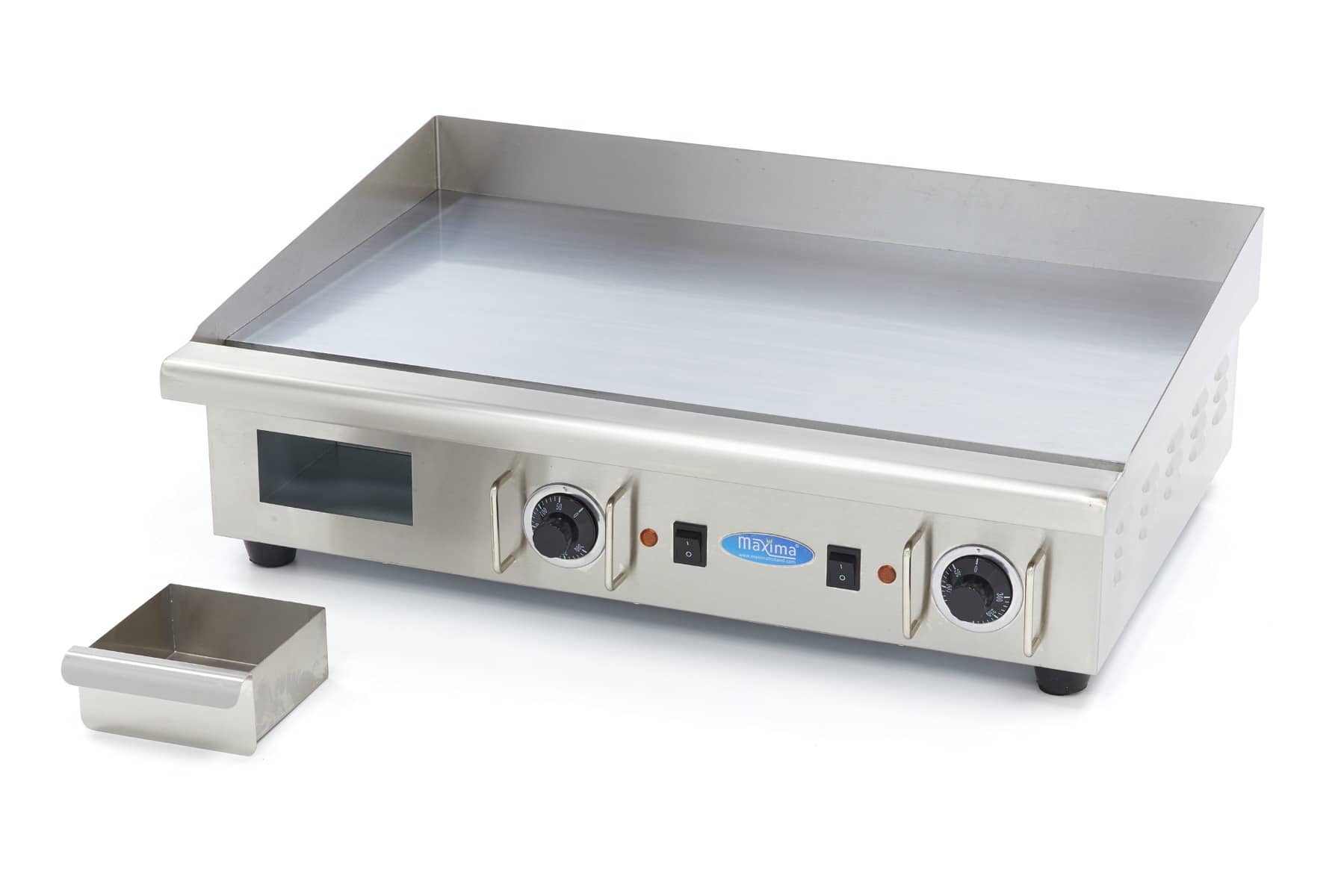 Griddle - Smooth Chrome - 73cm - incl Drip Tray - 400V — 6