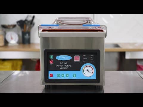 Vacuum Pack Machine - 26cm Seal - W28 x D38,5cm x H9 Chamber — 17