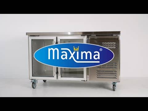 Counter Fridge - 136cm - 2 Glass Doors — 2
