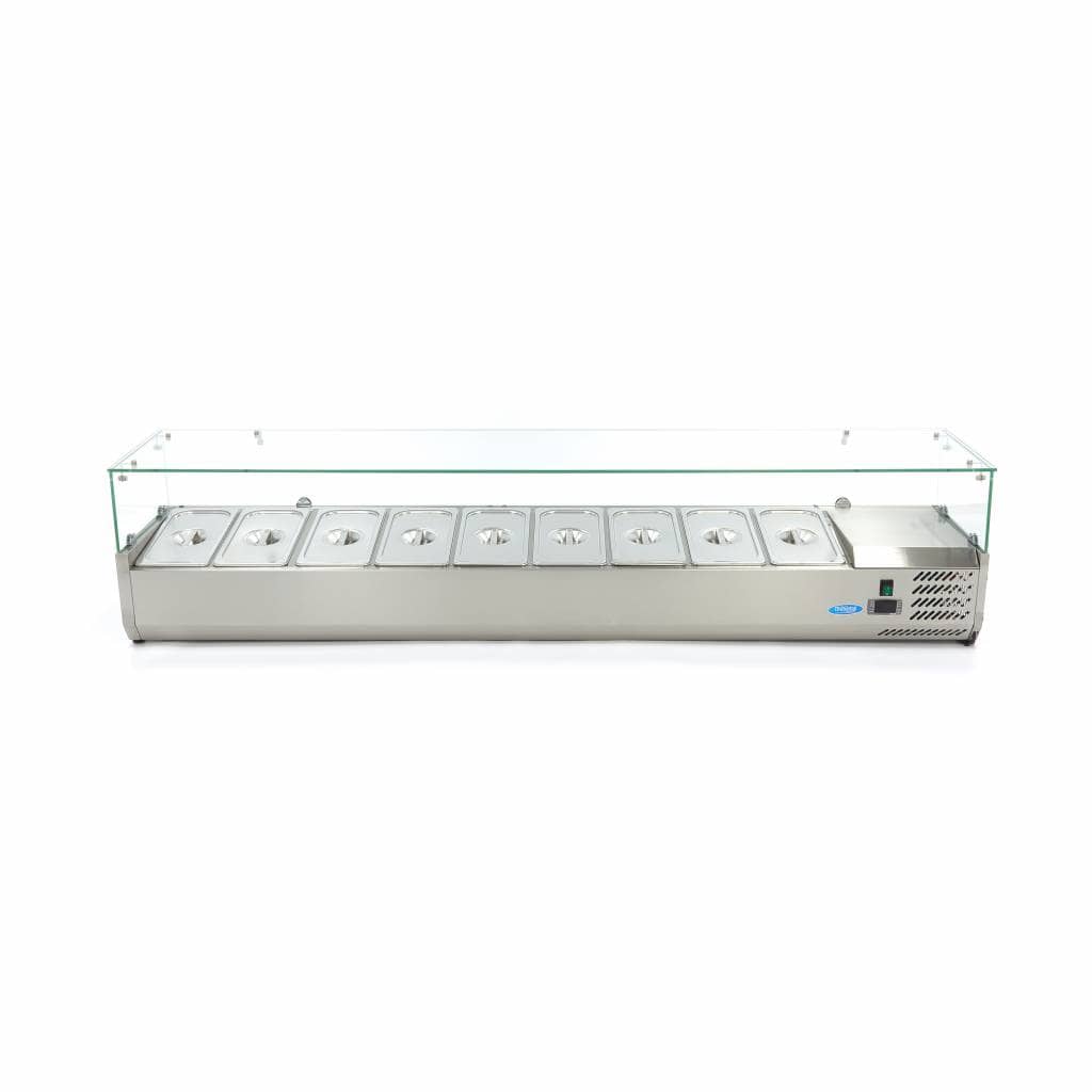 Countertop Prep Fridge - 200cm - Fits 9 x 1/3 GN — 2
