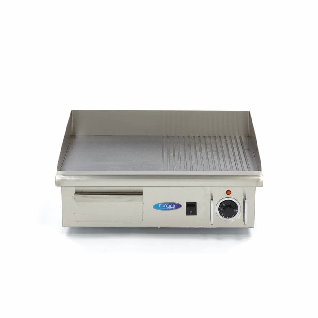 Griddle - Half Grooved - 55 cm - incl Drip Tray — 2