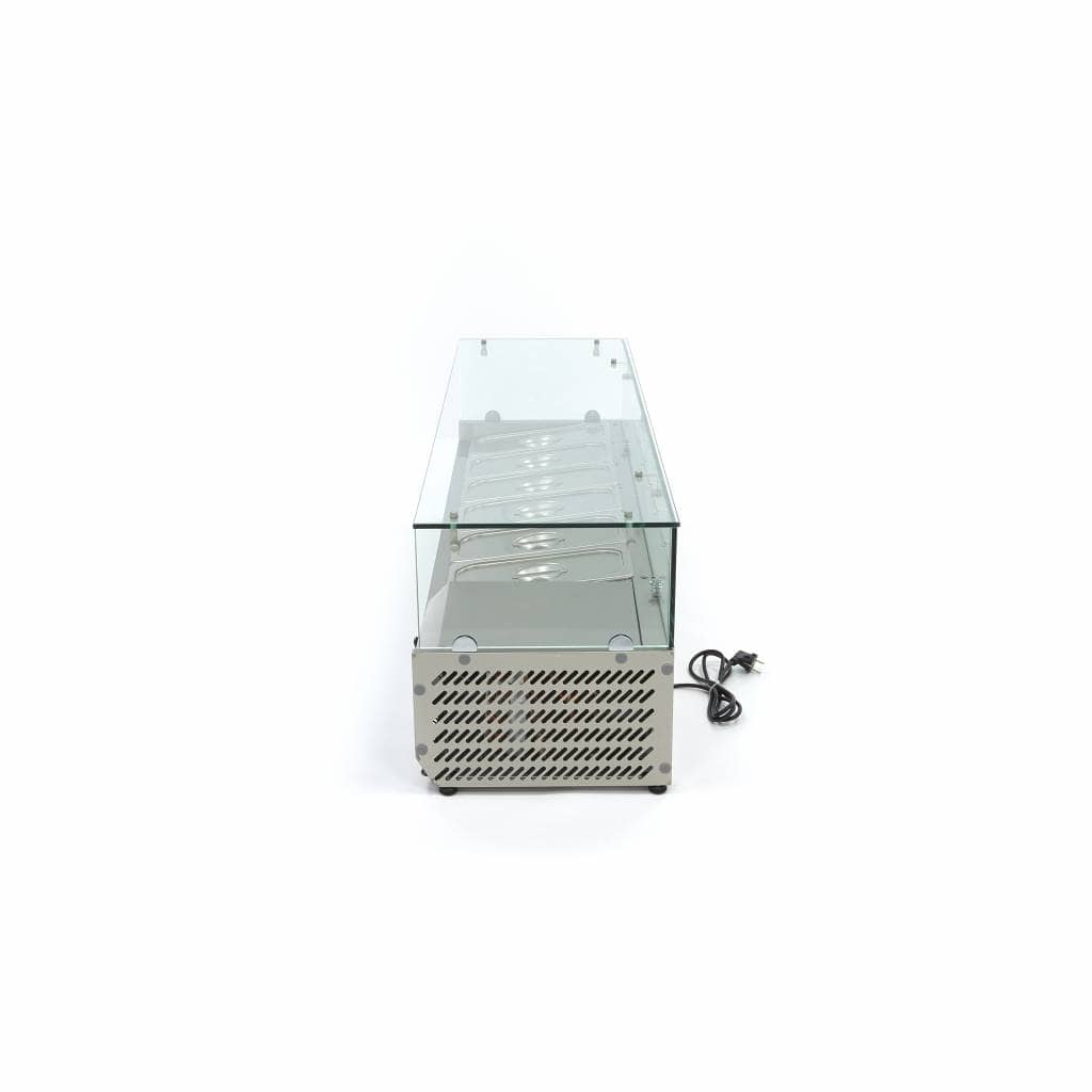 Countertop Prep Fridge - 140cm - Fits 6 x 1/3 GN — 3