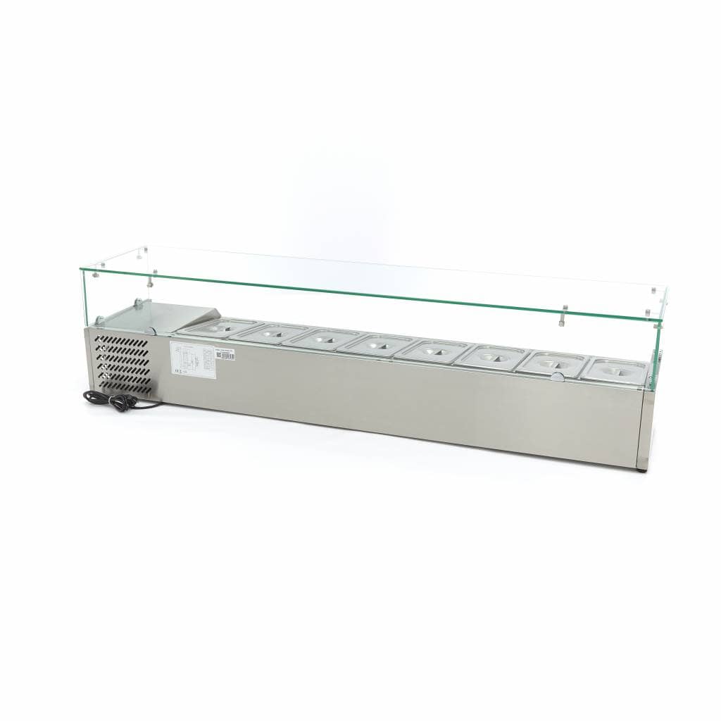 Countertop Prep Fridge - 180cm - Fits 8 x 1/3 GN — 4