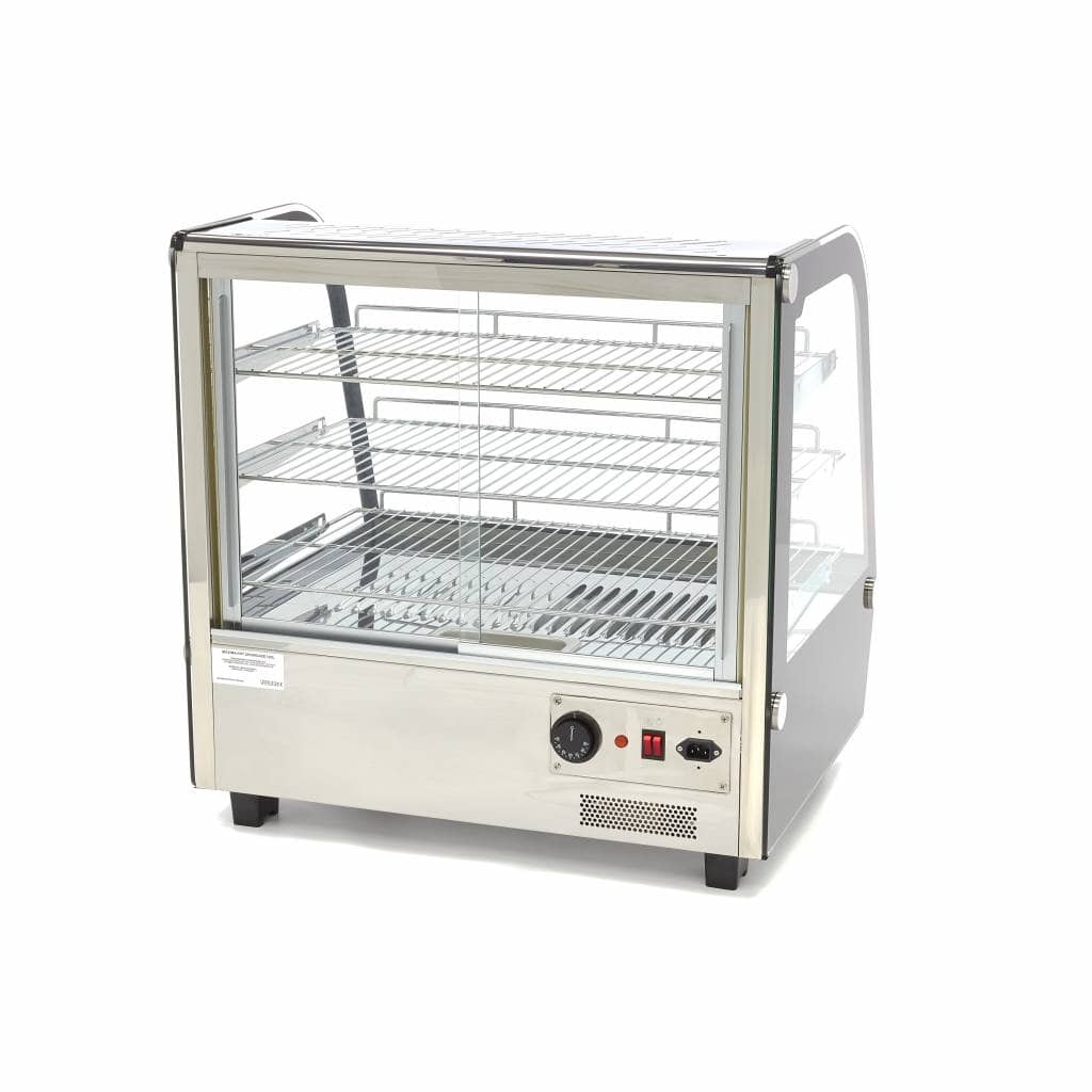 Heated Food Display - 120L - 67,8cm - 3 Shelves — 4