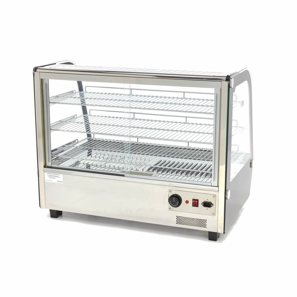 Heated Food Display - 160L - 85,6cm - 3 Shelves — 4