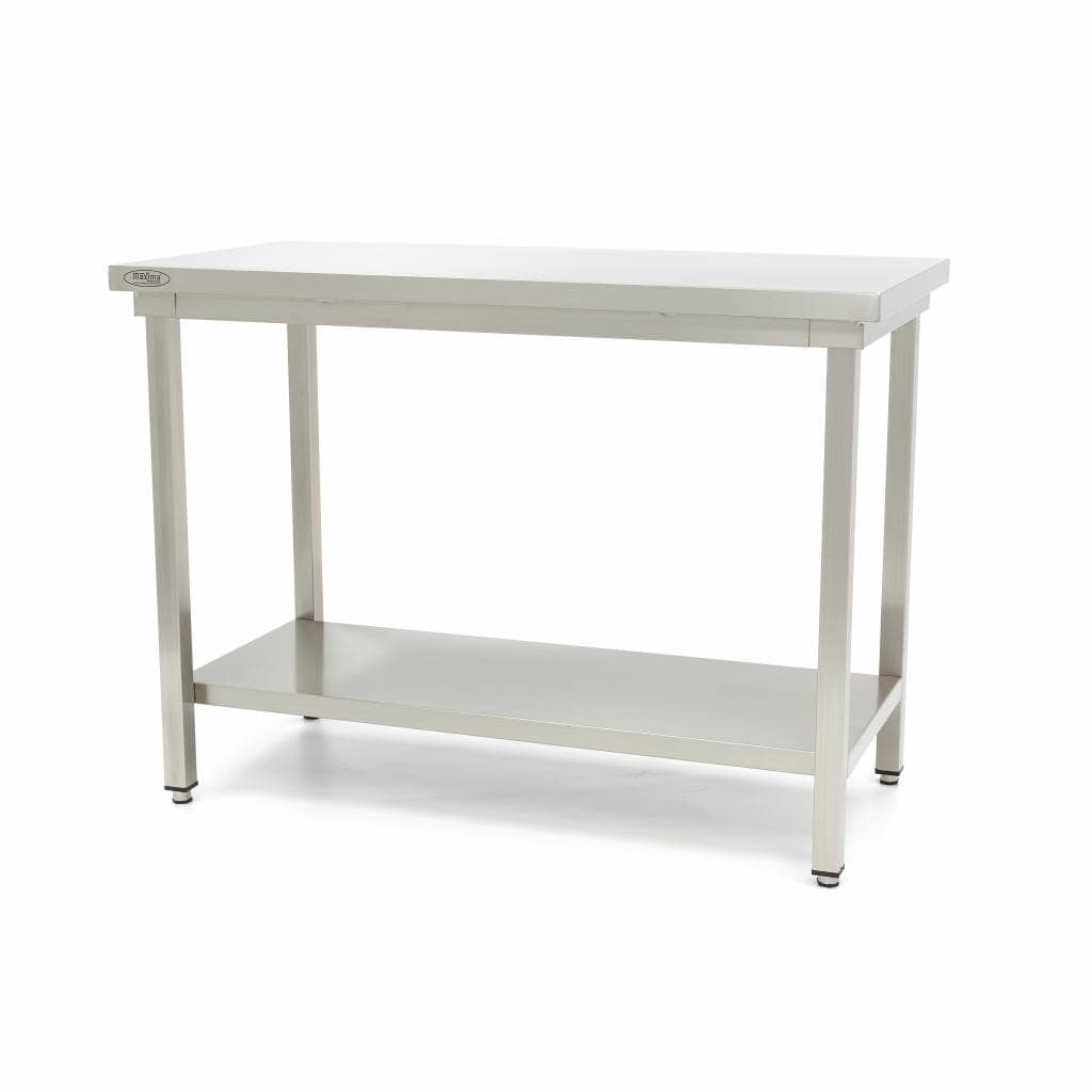 Stainless Steel Table - 100 x 70cm - Adjustable Height — 2