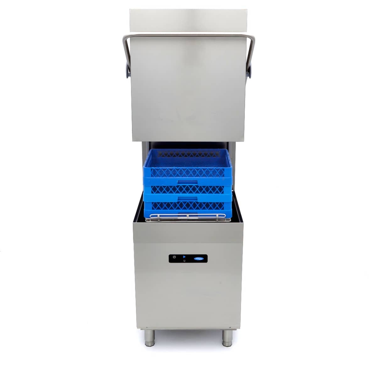 Pass Through Dishwasher - 50 x 50cm - With Rinse Aid and Soap Pumps - Digital Display - 400V — 2