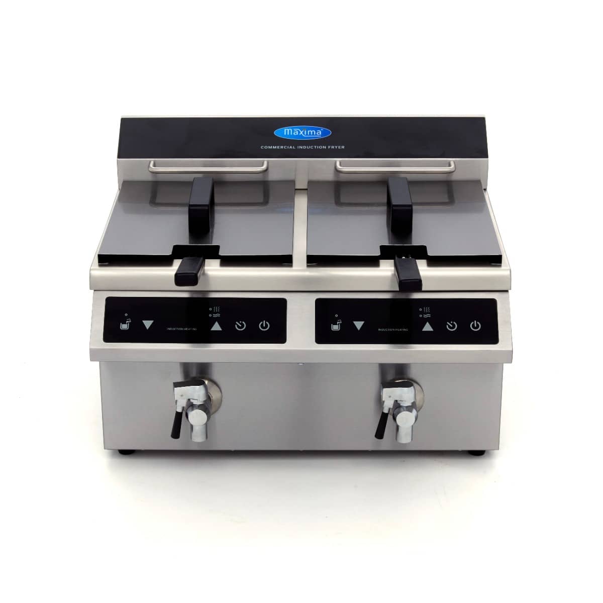 Deep Fryer - 2 x 8L - 2 Baskets - with Drain Tap - Induction — 11