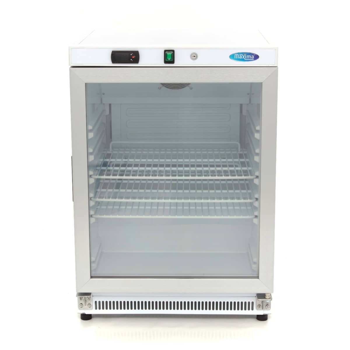 Fridge - 200L - White - with Glass Door — 2