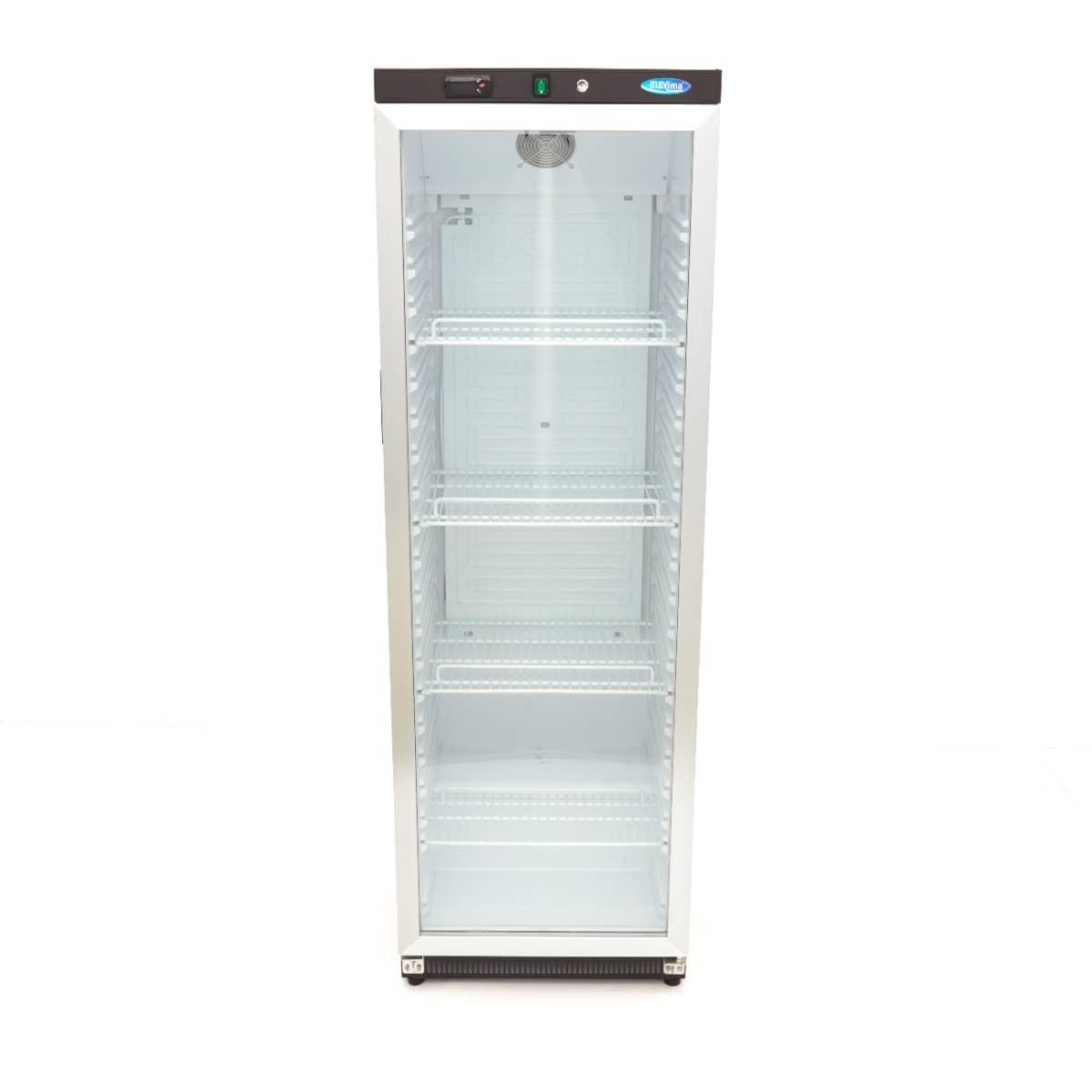 Fridge - 400L - Black - with Glass Door — 2