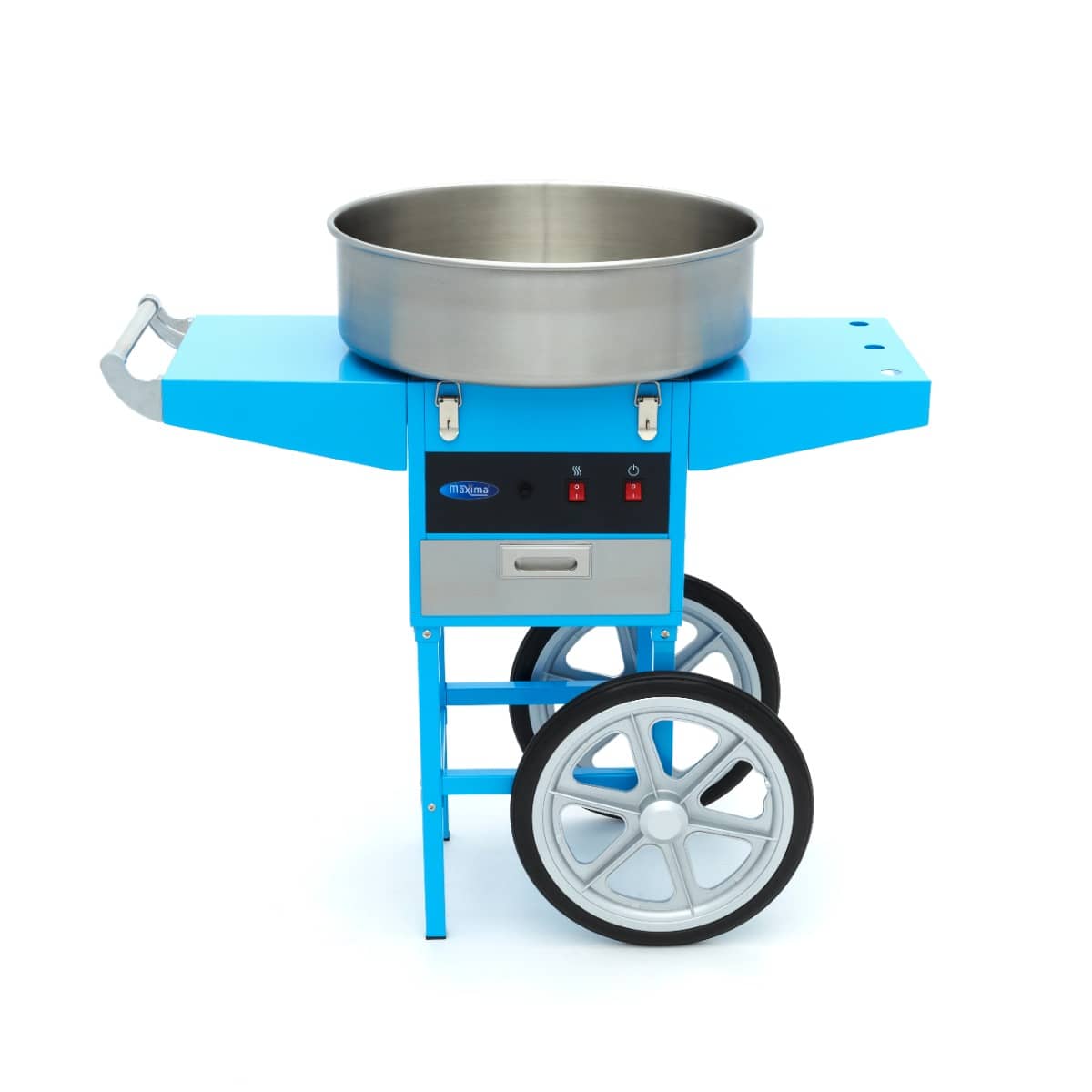 Candy Floss Machine – Ø 52cm – Blue – with Cart — 3