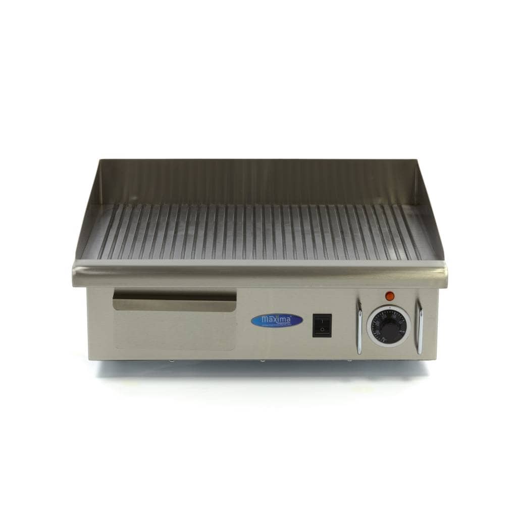Griddle - Grooved - 55cm - incl Drip tray — 2