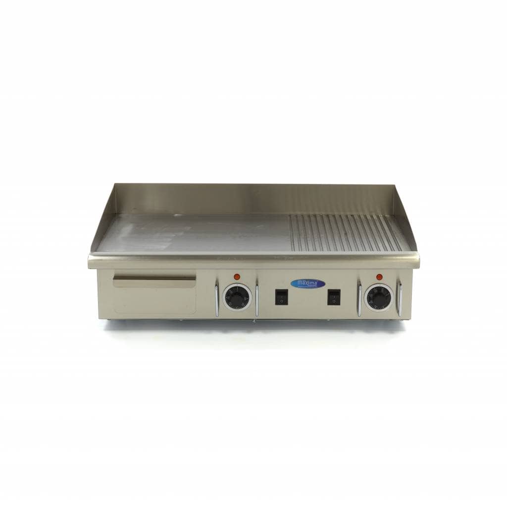 Griddle - Half Grooved - 73cm - incl Drip Tray - 400V — 2