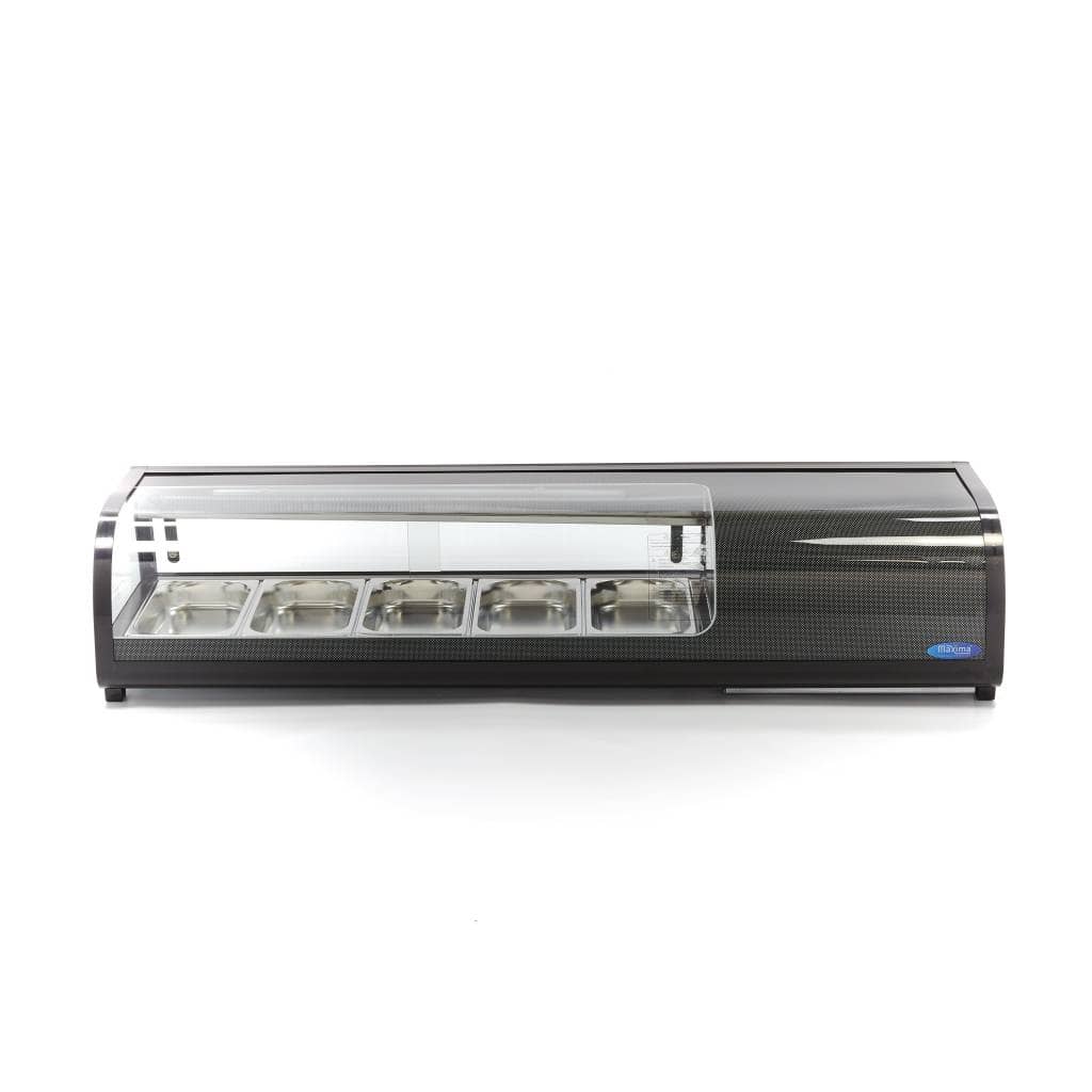 Sushi and Tapas Display - 52L - incl 5 x 1/3 GN - Tabletop — 2