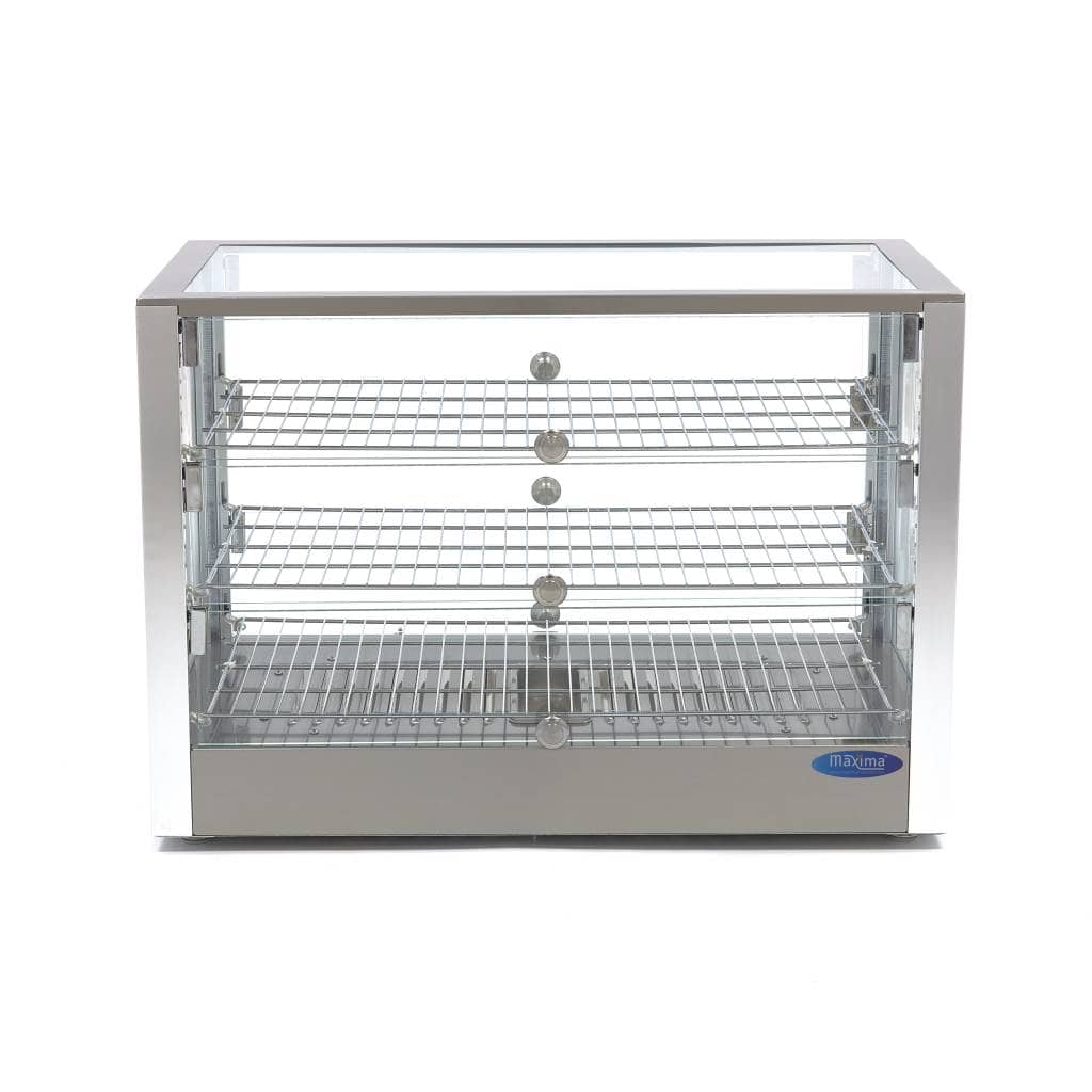 Heated Food Display - 115L - 70cm - 3 Shelves — 2