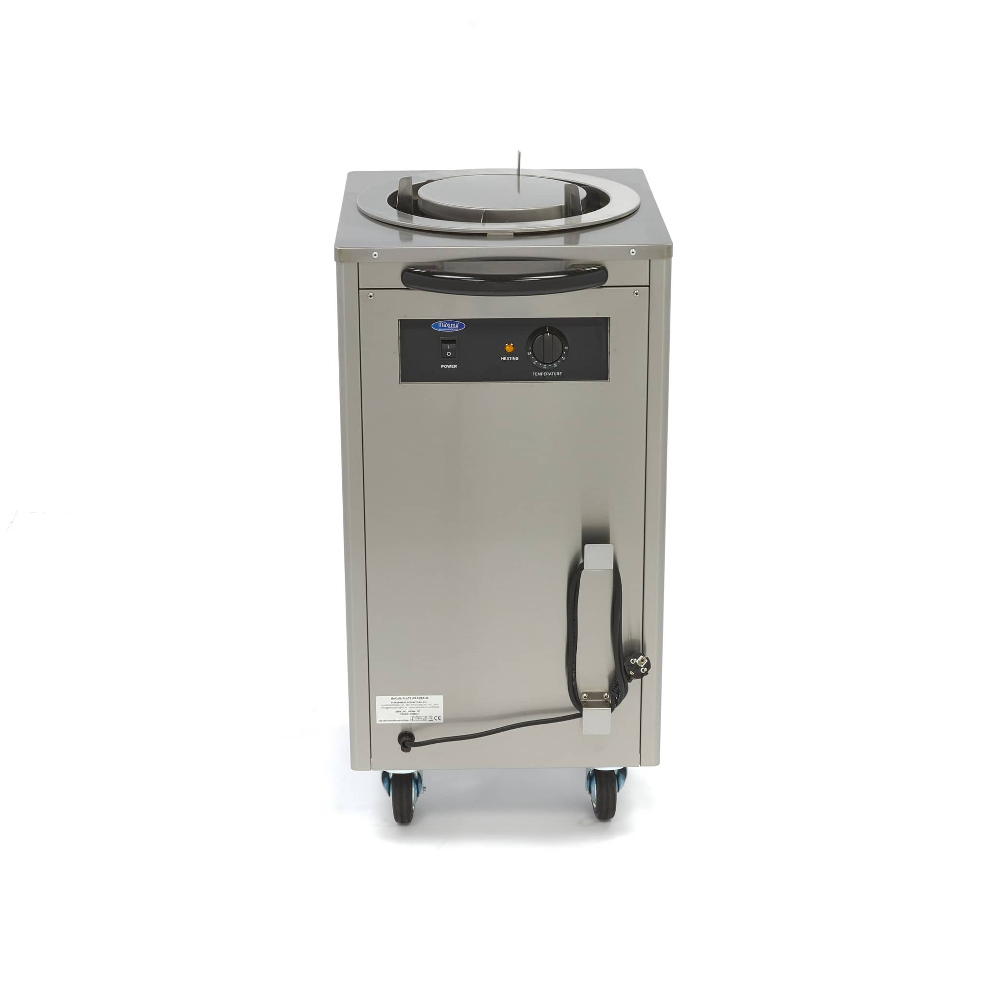 Plate Warmer - 40 Plates - up to Ø30cm - on Wheels — 2