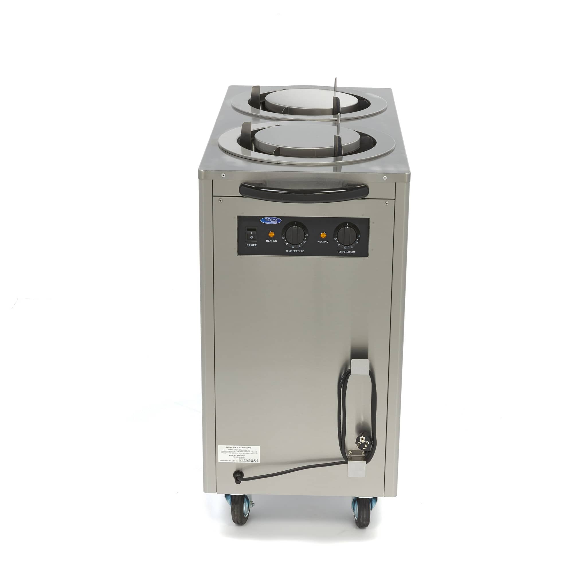 Plate Warmer - 80 Plates - up to Ø30cm - on Wheels — 2
