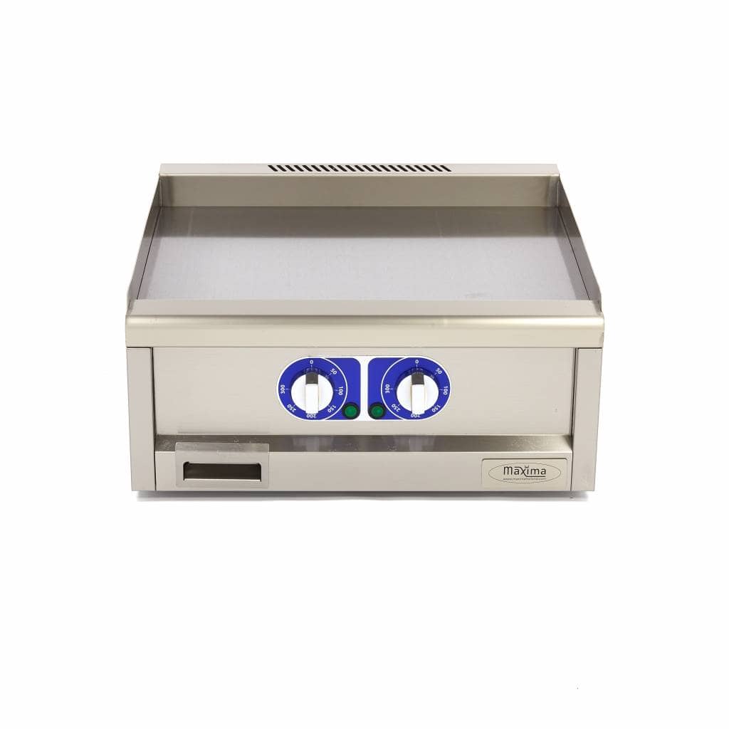 Commercial Grade Griddle - Smooth - Double Unit - 60cm Deep - Electric - 400V — 2